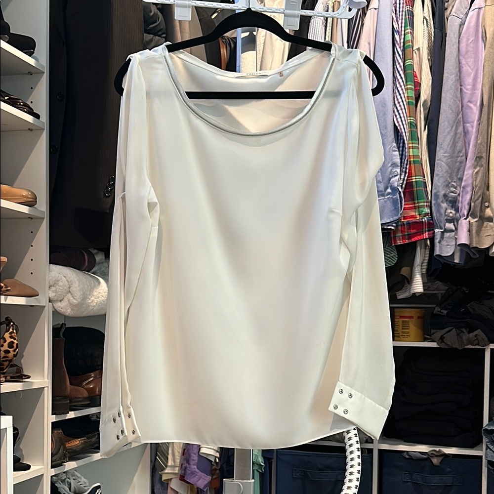 Elegant White Women's Top